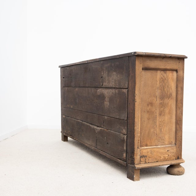 18th Century Oak 3-Door Sideboard For Sale - Image 10 of 11
