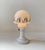 Art Deco Parisian Milk Glass Table Lamp with Romantic Silhouettes, 1930s For Sale - Image 3 of 13