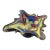 Mid 20th Century Italian Murano Style Sculptural Art Glass Bowl For Sale