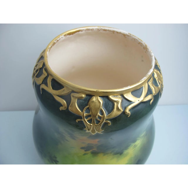 Royal Bonn Germany Porcelain Figural Female Portrait Vase Signed Asph For Sale In Portland, OR - Image 6 of 7