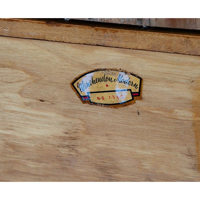 Brown Mid Century Modern Lingerie Chest Drawers 4 Paul McCobb Winchendon Planner Group For Sale - Image 8 of 12