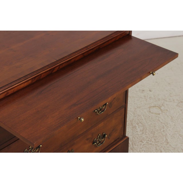 Hekman Yew Wood Bachelors Chest of Drawers For Sale In Philadelphia - Image 6 of 13