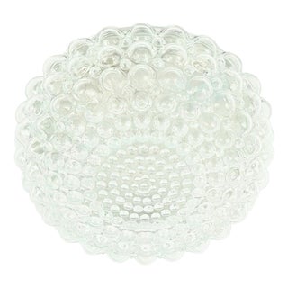 Mid-Century Modern Bubble Glass Flush Mount by Helena Tynell for Limburg, Germany, 1970s For Sale