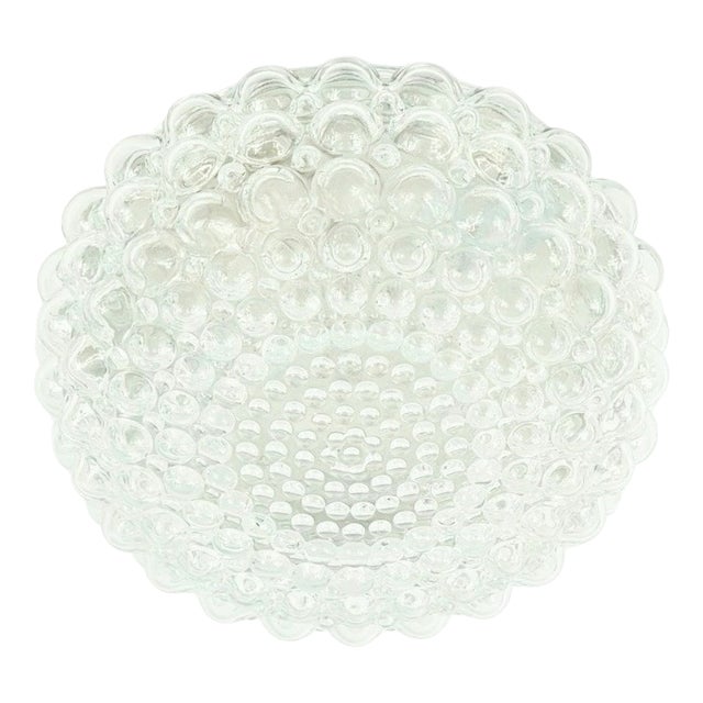 Mid-Century Modern Bubble Glass Flush Mount by Helena Tynell for Limburg, Germany, 1970s For Sale
