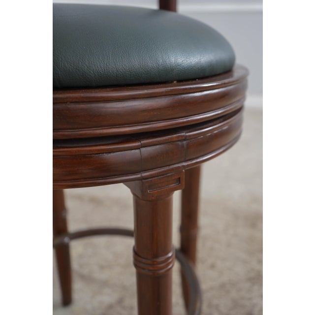 Set of 3 Italian Regency Design Counter Bar Chairs For Sale - Image 9 of 12