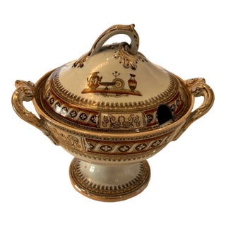 Davenport (Staffordshire ) Neo-Classical Sauce Tureen. Pattern Number 6018, Circa 1845-1860 For Sale