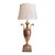 Fine Antique Italian Neoclassical Giltwood & Silver Leaf Carved Urn Table Lamp For Sale