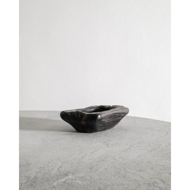 Large Mid-Century French Wooden Sculptural Decorative Bowl by Odile Noll, 1960s For Sale - Image 3 of 6