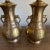 Vintage Chinese Etched Brass Urn Vase Boudoir Lamps - A Pair For Sale - Image 4 of 10