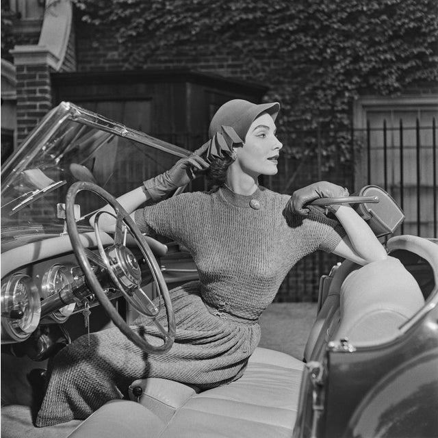 Slim Aarons, Modelling for Saks, Limited Edition Estate Stamped Digital Print For Sale - Image 3 of 3