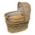 Vintage Domed Wicker Baby Bassinet For Sale