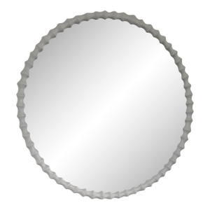 Clyde Round Mirror Frost White, Oly Studio
