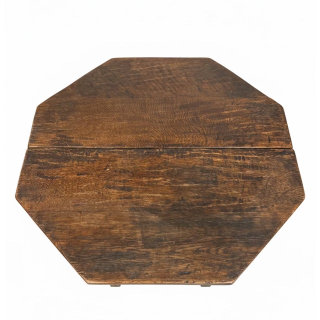 Spanish Antique Drop-Leaf Table For Sale - Image 3 of 3