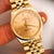 Art Deco Rolex Oyster 1005 Champagne Dial Gold Vintage Watch For Sale - Image 3 of 11