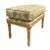 18th Century Style Giltwood Bench Ottoman W Scalamandre Fabric For Sale - Image 4 of 6