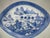 Late 19th Century Chinese Export 19thc Canton Blue Village Porcelain Oval Serving Bowl With Lid For Sale - Image 5 of 13