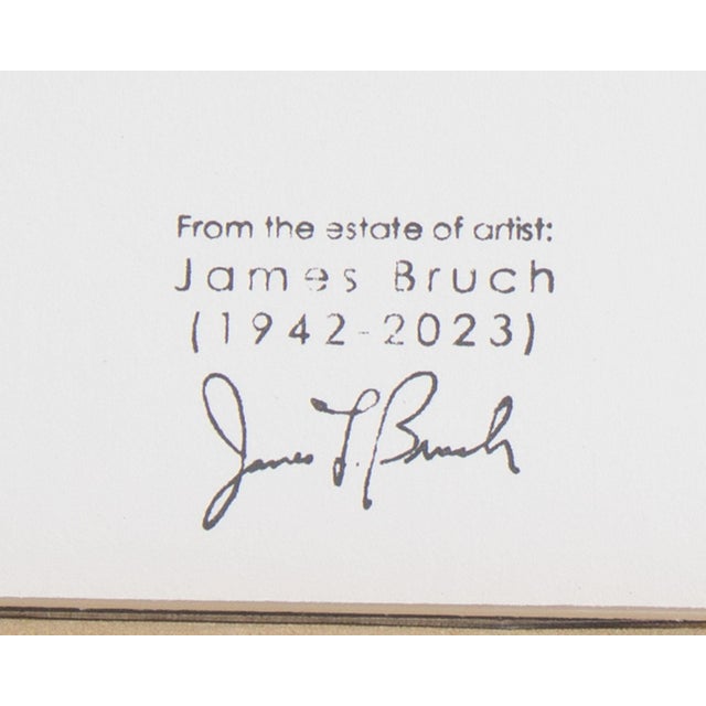 Contemporary Abstract Mixed Media Painting by James L. Bruch For Sale - Image 3 of 7