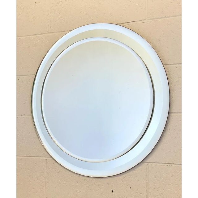 Vintage Round Mirror, 1970s For Sale - Image 8 of 8