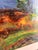 Original Signed 1976 California Coastal Landscape Oil Painting, Monterey Peninsula Impressionist Seascape, Framed 27.5” X 22” For Sale - Image 4 of 11