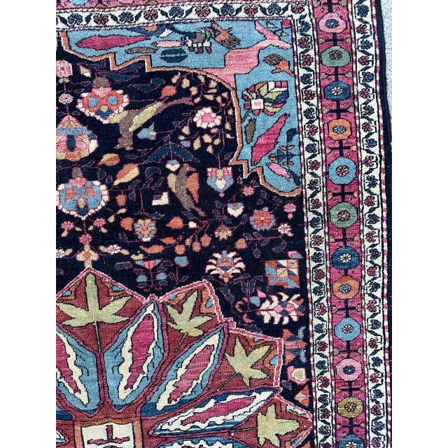 Antique Najaf Abad Rug, 1890s For Sale - Image 10 of 18