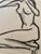 Rustic 1950s Henry Emil Salloch Original Drawing on Paper Female Nude Life Study. For Sale - Image 3 of 6