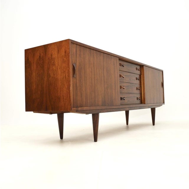 Wood Vintage Danish Sideboard from Clausen and Son, 1960s For Sale - Image 7 of 15