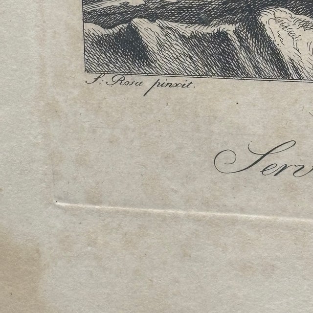 Hamlet Winstanley, Depicting the Myth of Glaucus and Scylla, 1720s, Engraving For Sale - Image 15 of 15