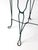 Vintage Mid-Century Wrought Iron Bistro Table With Wood Top For Sale - Image 9 of 13