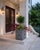 2000 - 2009 Vintage French Orangerie Style Galvanized Zinc Square Planter Box For Sale - Image 5 of 12