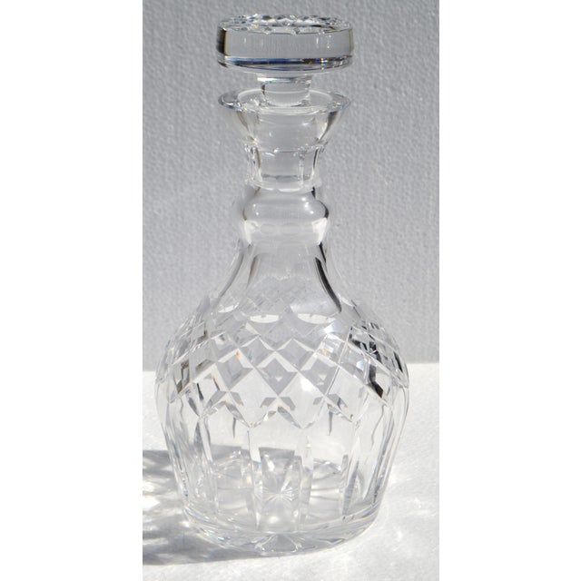 This heavy Vintage Waterford Crystal whiskey decanter is highly collectible, a hand-cut lead crystal piece from Ireland,...