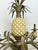 Hollywood Regency Vintage Pineapple Tole Chandelier For Sale - Image 3 of 7