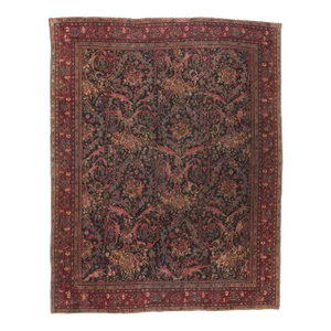 Early 20th Century Antique Persian Mahal Rug, 10'06 X 13'04