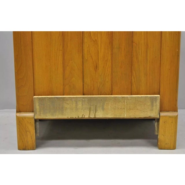 Late 19th Century Antique Gibson Refrigerator Co. Victorian Small Oak Wood Ice Box Ice Chest For Sale - Image 9 of 11