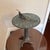 Metal Vintage Mid-Century Modern Solid Bronze Garden Sundial on Root Base For Sale - Image 7 of 12