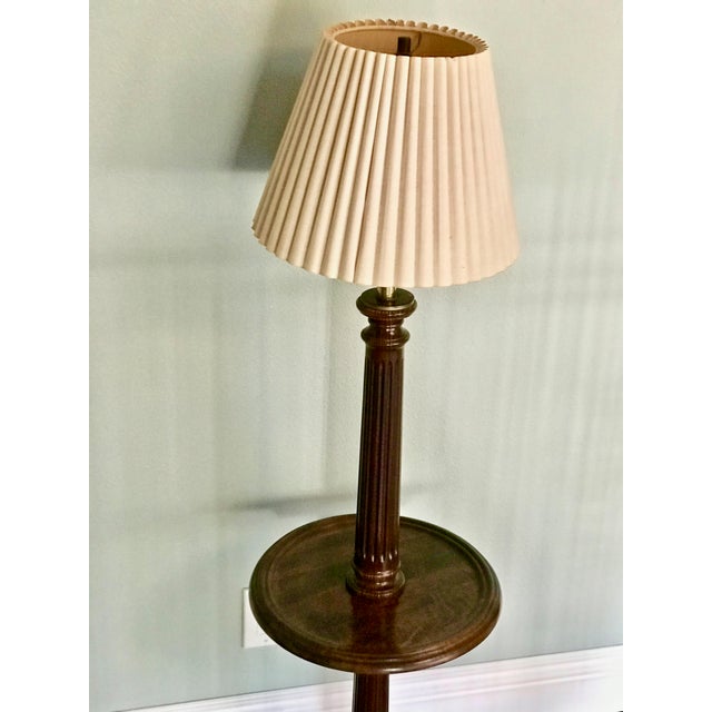 Early 20th Century Solid Wood French Floor Lamp With ...