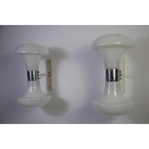 Murano Glass Wall Lamps attributed to Carlon Nason, 1970s, Italy For Sale - Image 10 of 14