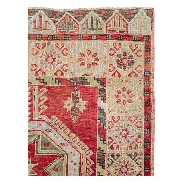 Galerie Shabab Collection Mid-20th Century Handmade Turkish Anatolian Gallery Carpet For Sale - Image 4 of 10