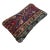 Large Vintage Turkish Handmade Rug Cushion Cover For Sale - Image 6 of 11