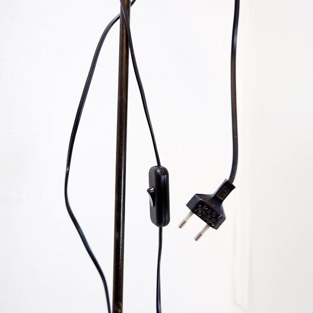 Adjustable Wrought Iron Floor Lamp For Sale - Image 9 of 15