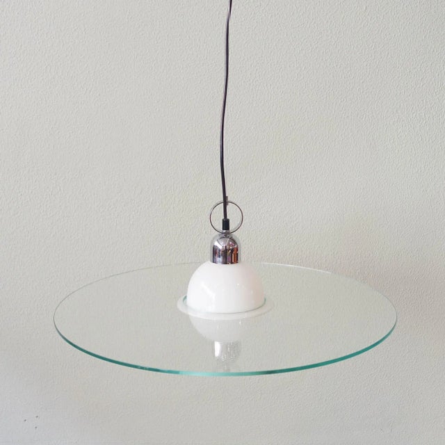 Metal Postmodern Italian Pendant Lamp, 1980s For Sale - Image 7 of 18