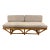 Vintage Rattan Bamboo Sofa/Daybed For Sale