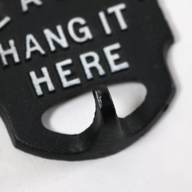 Vintage Cast Iron Hook-"Be a Dear Hang It Here" For Sale In Cincinnati - Image 6 of 6