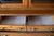 Mid 20th Century Oak Stepback Cupboard & Glass Display Hutch For Sale - Image 10 of 18