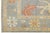 Modern 14x17 Hand-Knotted Modern Oushak Rug Premium Hand-Spun Wool Blue/Earth Tones For Sale - Image 3 of 10