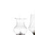 Lighting - Three oil table lamps - Opaline glass - 19th century. European, 19th/20th century, in opaline glass, porcelain,...