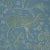 Art Deco Schumacher Arbor Forest Fabric in Slate Blue For Sale - Image 3 of 4