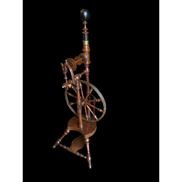 Spinning Wheel in Chestnut For Sale - Image 14 of 18