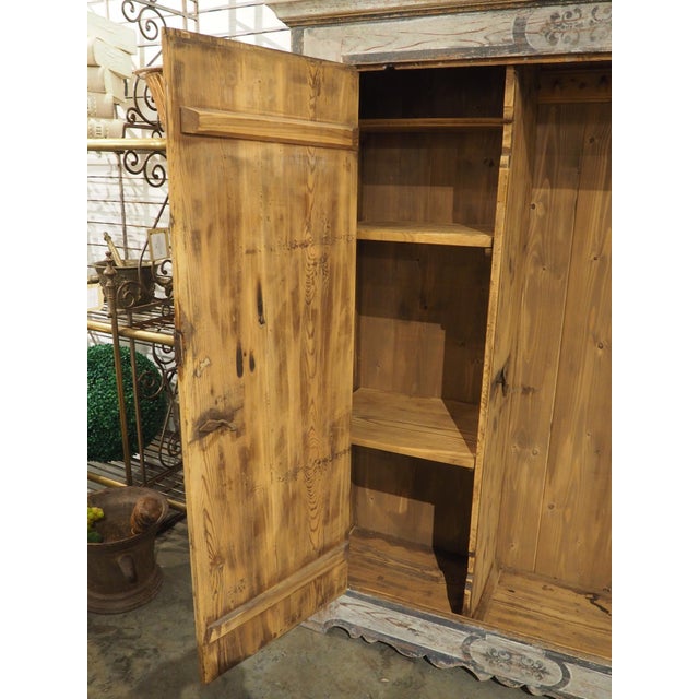 A Painted Two-Door Cabinet From Southern Germany, Circa 1700s, Height- 67 Inches For Sale - Image 17 of 18