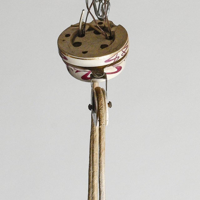 Art Nouveau Ceramic Up-and-Down Pendant For Sale - Image 14 of 18