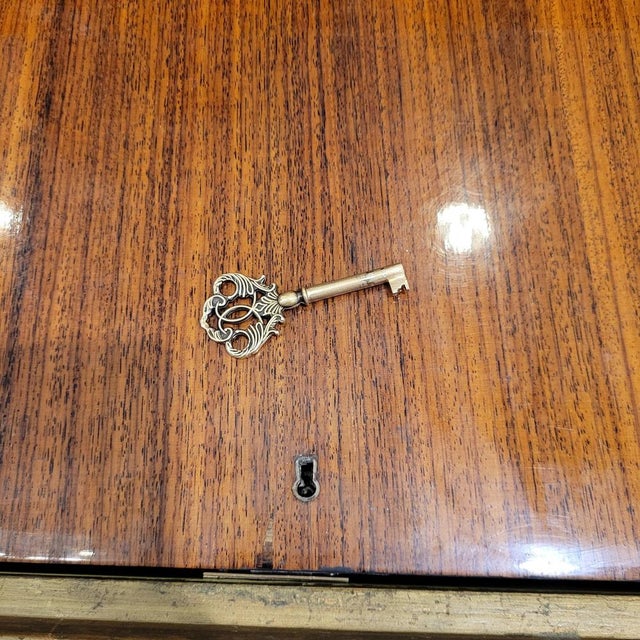 Brown Mid-Century Bar Cabinet by Vittorio Dassi for La Permanente Mobili di Cantù, Italy, 1950s For Sale - Image 8 of 18